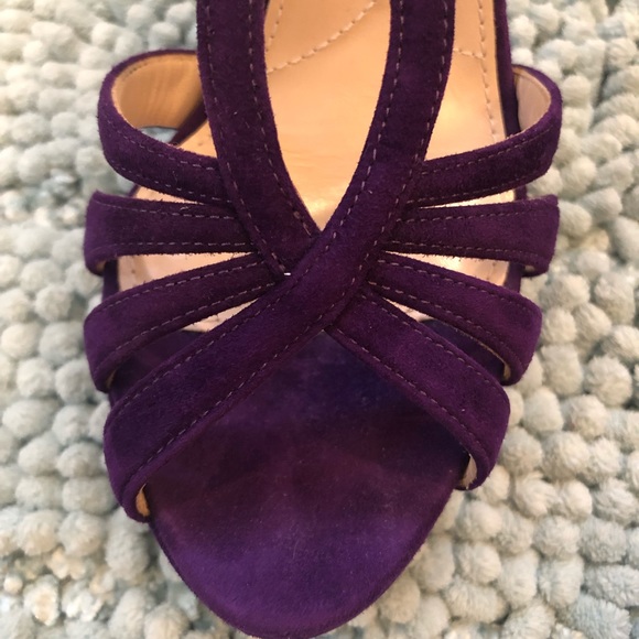 💖Brand NEW Prada💖 purple suede heels - Picture 8 of 8